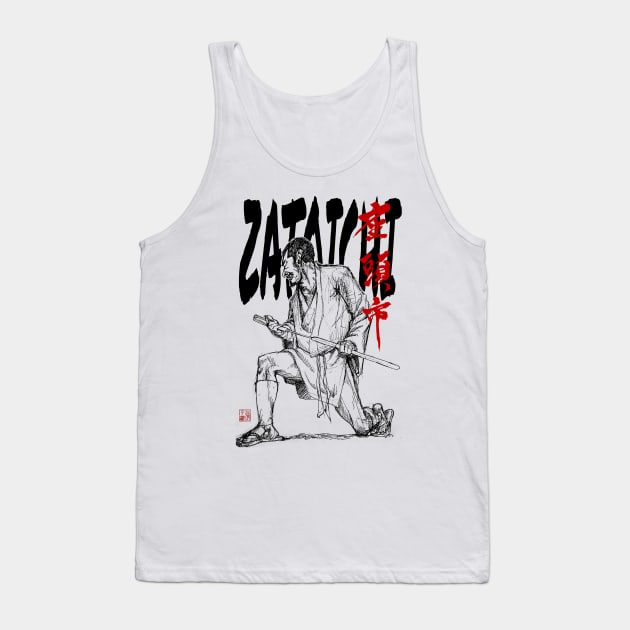 Zatoichi, the Blind swordsman Tank Top by Huluhua